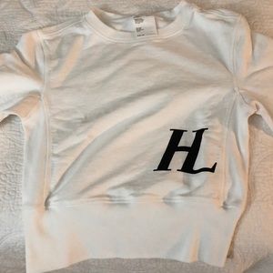 White Helmut Lang sweater